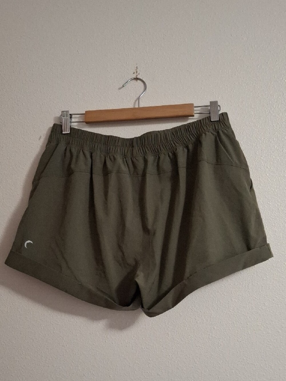 ZYIA Active Olive Summer Green Drawstring Active Shorts - Picture 3 of 5